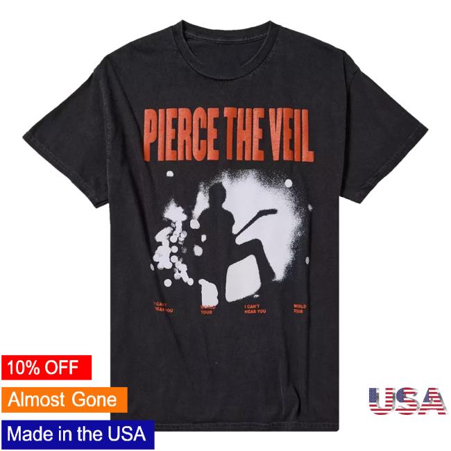 Hot Topic Merch Store Pierce The Veil Silhouette T-Shirt Hot Topic Merch Store Pierce The Veil Silhouette T-Shirt