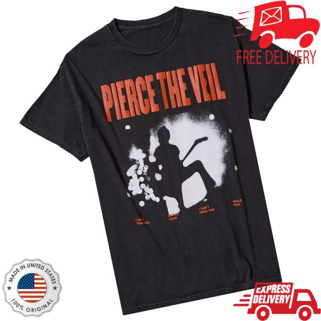 Hot Topic Merch Store Pierce The Veil Silhouette T-Shirt Hot Topic Merch Store Pierce The Veil Silhouette T-Shirt