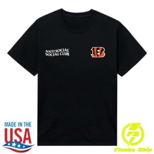 Antisocialsocialclub Merch Store Assc X Bengals Team Black Tee