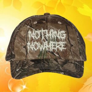 Nothing Nowhere Store Merch Grindcore Camo Logo Hat