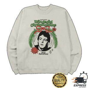 Paul Mccartney Merch Store Wonderful Christmas Crewneck