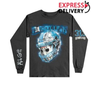 Eminem Shop Merch Eminem X Detroit Lions All Grit Longsleeve