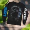 kenny Eminem Shop Merch Eminem X Detroit Lions Silhouette Longsleevev