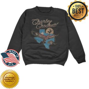Charley Crockett Merch Store Texas Hawk Crewneck