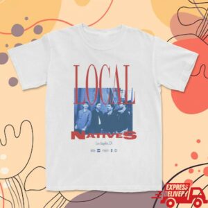 The Local Natives Store Merch White Photo Tee