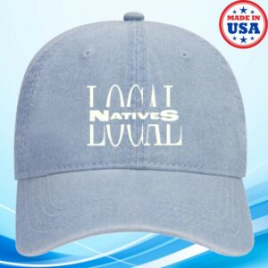 The Local Natives Store Merch Hat Washed Denim Logo