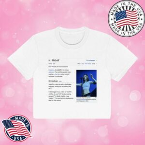 Caroline Polachek Merch Store Wikipediated Crop-Top