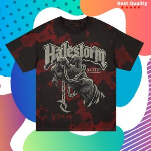 Halestorm Merch Store Claw Everest T-Shirt Crystal Dye