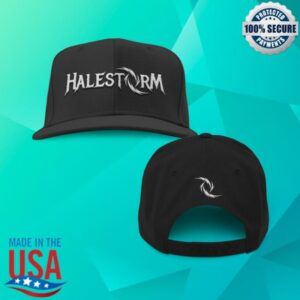 Halestorm Merch Store Logo Snapback Hat Black