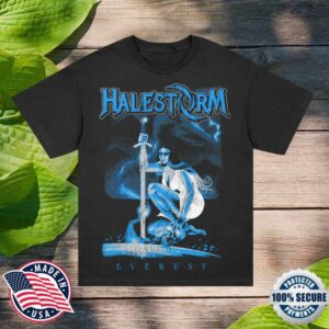 Halestorm Merch Store Priestess Everest T-Shirt Black