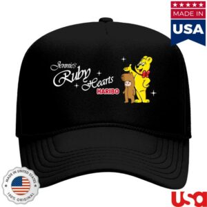 Jennie Merch Store Jennie X Haribo Black Trucker Hat