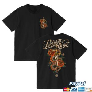 Parkway Drive Rock Merch Store Snake And Dagger T-Shirt