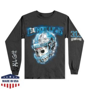 Eminem Merch Store Eminem X Detroit Lions All Grit Longsleeve