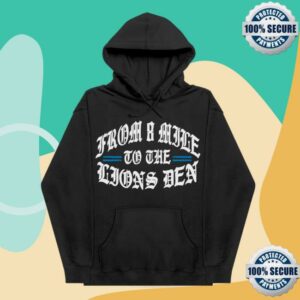 Eminem Merch Store Eminem X Detroit Lions Helmet Hoodie