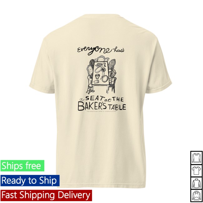 Bakers Table Newport Store Merch Everyone Has A Seat’ Tee Bakers Table Newport Store Merch Everyone Has A Seat’ Tee
