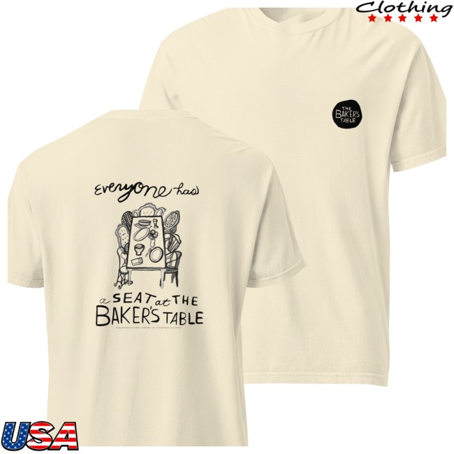 Bakers Table Newport Store Merch Everyone Has A Seat’ Tee Bakers Table Newport Store Merch Everyone Has A Seat’ Tee