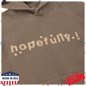 Loyle Carner Store Merch Hopefully Brown Overdye Hoodie