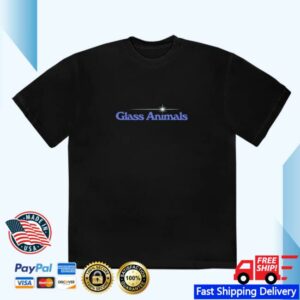 Glass Animals Merch Store Black North American Tour Of Earth 2025 Dateback T-Shirt