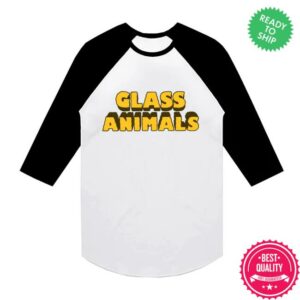 Glass Animals Merch Store Glass Animals Logo Raglan