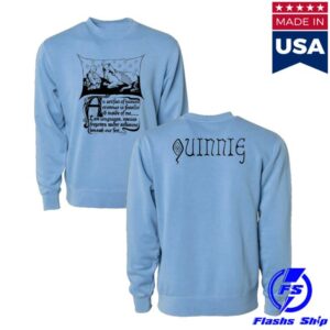 Quinnie Shop Merch Blue Crewneck