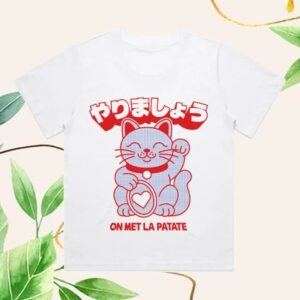 Average Rob Merch Store Shop Lucky Cat On Met La Patate Shirt