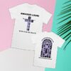 kenny Knocked Loose Merch Store Knocked Loose Purple Cross White Teev