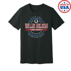 Willie Nelson Merch Store Willie And Family On The Road Again Tee