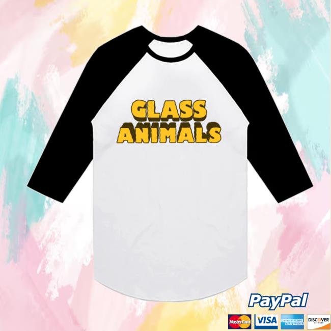 Glass Animals Shop Merch Glass Animals Logo Raglan Glass Animals Shop Merch Glass Animals Logo Raglan