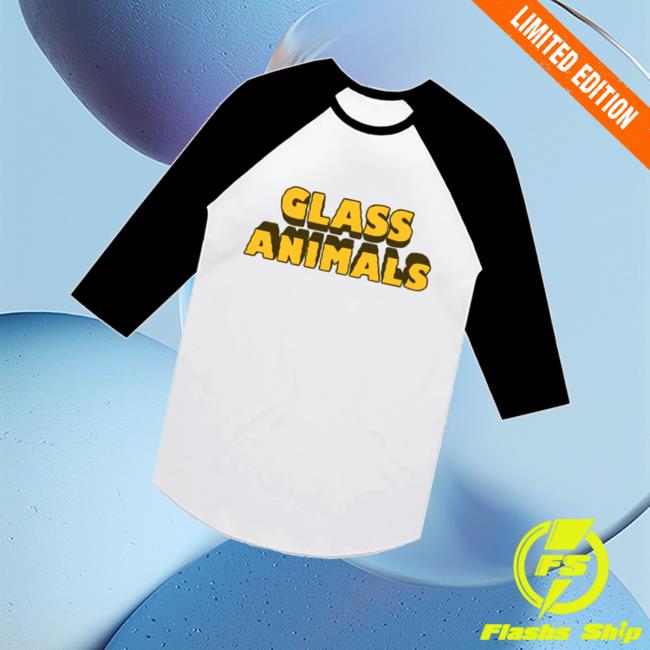 Glass Animals Shop Merch Glass Animals Logo Raglan Glass Animals Shop Merch Glass Animals Logo Raglan