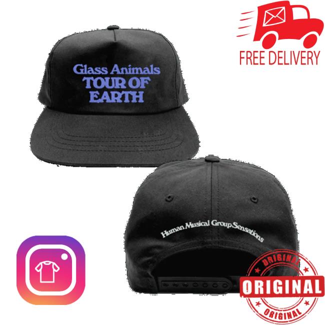Glass Animals Shop Merch Glass Animals Tour Of Earth Cap Glass Animals Shop Merch Glass Animals Tour Of Earth Cap
