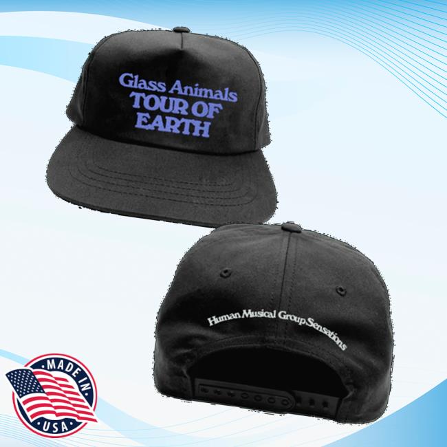 Glass Animals Shop Merch Glass Animals Tour Of Earth Cap Glass Animals Shop Merch Glass Animals Tour Of Earth Cap