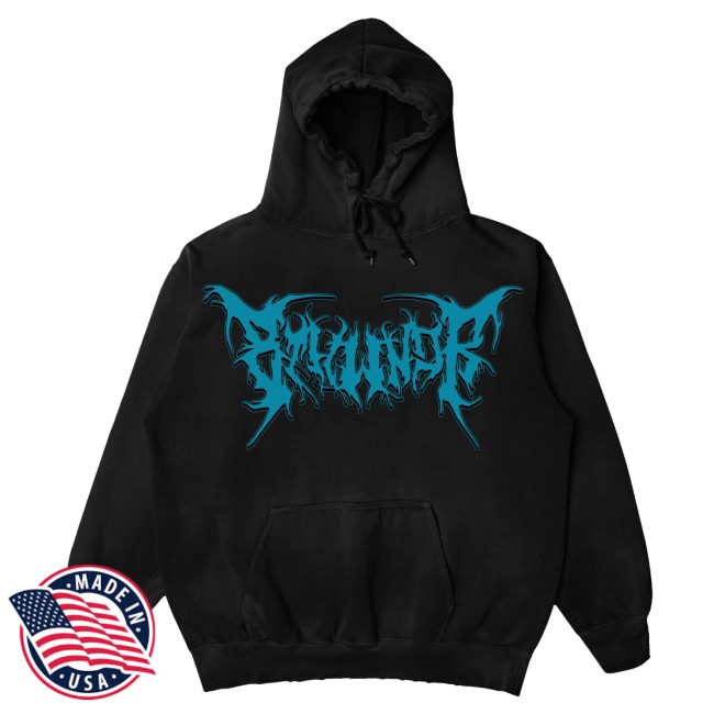 8Thwndr Store Merch Spike Hoodie Black 8Thwndr Store Merch Spike Hoodie Black