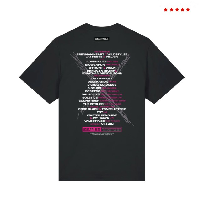 Iamhardstyle Store Merch Eternal 2025 Lineup Shirt Iamhardstyle Store Merch Eternal 2025 Lineup Shirt