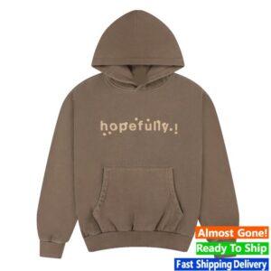 Loyle Carner Shop Merch Hopefully Brown Hoodie