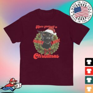 Tufcat Store Merch Merry Larry Christmas Tee