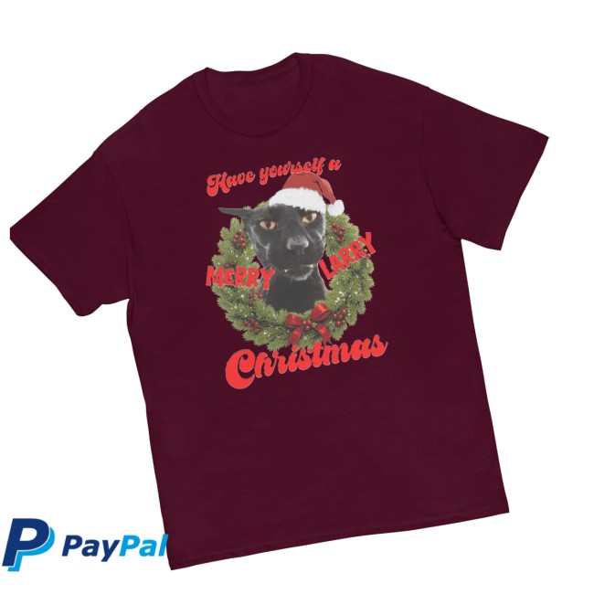 Tufcat Store Merch Merry Larry Christmas Tee Tufcat Store Merch Merry Larry Christmas Tee