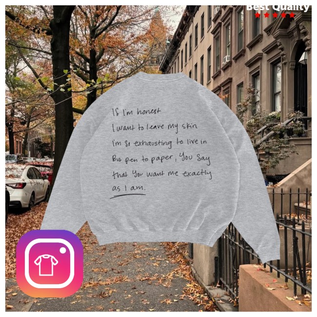 Allison Eide Store Merch Handwritten Love Who I Am Crew Allison Eide Store Merch Handwritten Love Who I Am Crew