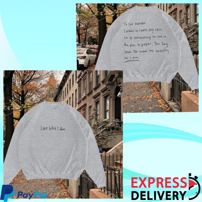 Allison Eide Store Merch Handwritten Love Who I Am Crew Allison Eide Store Merch Handwritten Love Who I Am Crew