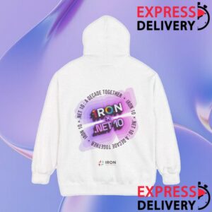Ironsoftware Store Merch Net 10 X Iron 10 Garment-Dyed Hoodie