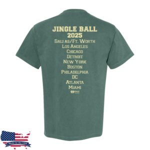 Iheart Online Store Merch Jingle Ball 25 Property Of T-Shirt