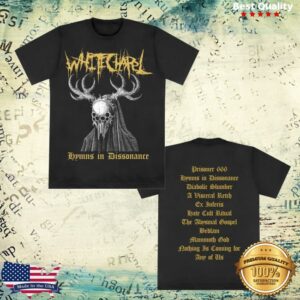 Whitechapel Band Merch Store Mask Black T-Shirt