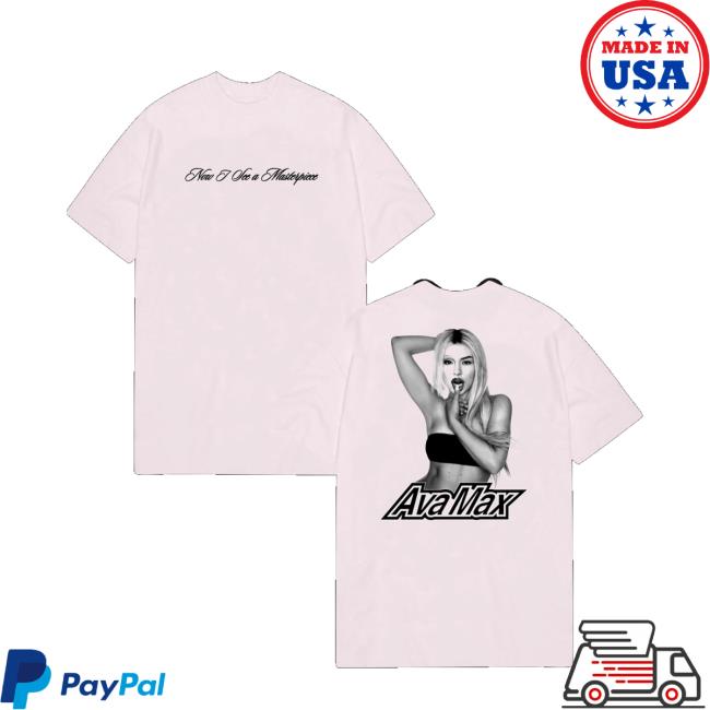 Ava Max Shop Merch Masterpiece Oversized Tee Ava Max Shop Merch Masterpiece Oversized Tee