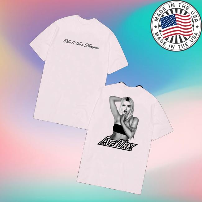 Ava Max Shop Merch Masterpiece Oversized Tee Ava Max Shop Merch Masterpiece Oversized Tee
