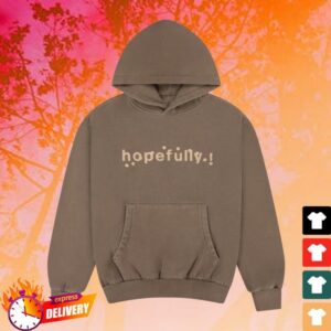 Loyle Carner Merch Store Hopefully Brown Overdye Hoodie