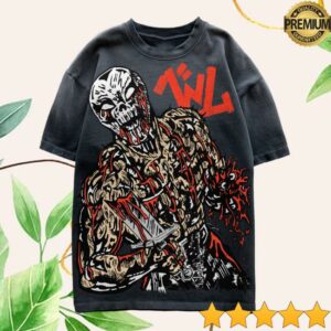 Warren Lotas Merch Store Broken Sword T-Shirt Sunfaded Black