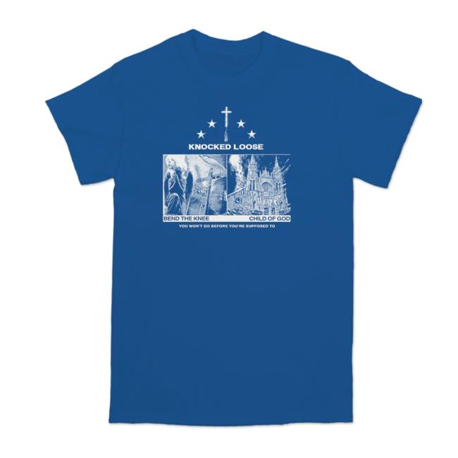 Knocked Loose Merch Store Knocked Loose Blinding Faith Royal Tee Knocked Loose Merch Store Knocked Loose Blinding Faith Royal Tee