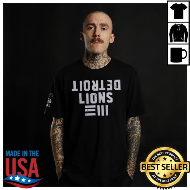 Shady Records Merch Store Detroit Lions X Shady Records X Jw Iii W 3M Reflective Ink T-Shirt Shady Records Merch Store Detroit Lions X Shady Records X Jw Iii W 3M Reflective Ink T-Shirt