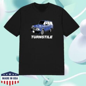 Turnstilehardcore Merch Store Turnstile Volvo Black Tee