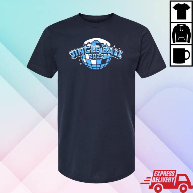 Iheart Merch Store Jingle Ball 25 Discoball T-Shirt Iheart Merch Store Jingle Ball 25 Discoball T-Shirt
