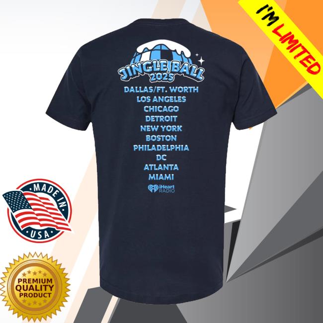 Iheart Merch Store Jingle Ball 25 Discoball T-Shirt Iheart Merch Store Jingle Ball 25 Discoball T-Shirt